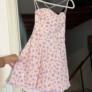 NWT Zara Floral Pattern With Open Back